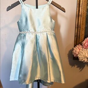 Rare Editions Light Blue Formal Kids Dress